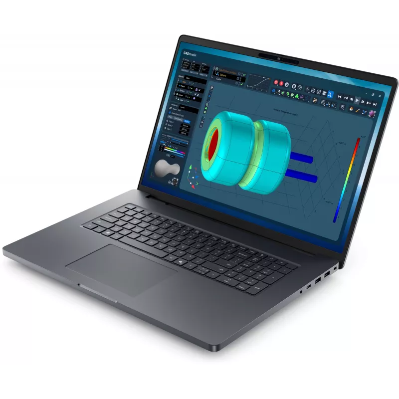 DELL Pro Max 18 Plus MB18250 Intel Core Ultra 7 265HX Mobile Workstation 45,7 cm (18″) Quad HD+ 32 GB DDR5-SDRAM 1 TB SSD NVIDIA RTX PRO 2000 Blackwell Wi-Fi 7 (802.11be) Windows 11 Pro Deutsch Schwarz