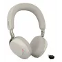 Jabra Evolve3 75 MS Link390c Headset, Warm Grey