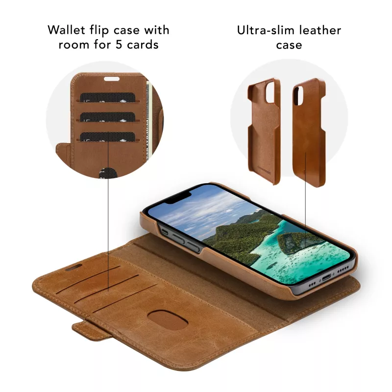 dbramante1928 Lynge – iPhone 12 Pro Max 6,7″ – Tan, Wallet Case, Apple, iPhone 12 Pro Max, 17 cm (6,7″), Tan