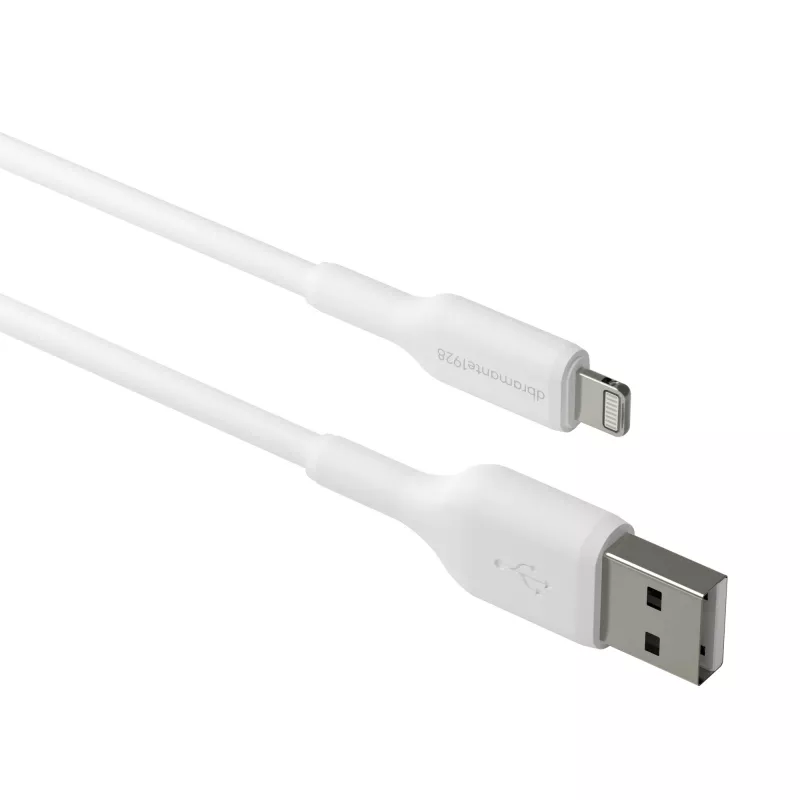 dbramante1928 re-charge - Kabel 1m USB-A auf Lightning - W, 1 m, USB A, USB 2.0, 0,48 Gbit/s, Weiß