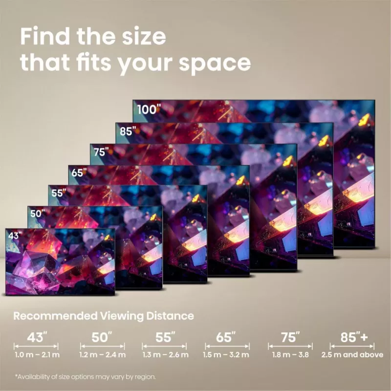 Hisense 75E7S PRO TV 189 cm (75 inch) UHD+ Smart-TV Wi-Fi Schwarz 350 cd/m²