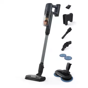 Electrolux EP71B14WET Stabstaubsauger Batterie Trocken Beutellos 0,3 l Blau 4 Ah