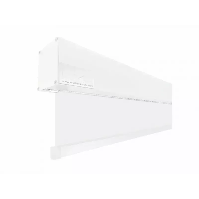 Motorisierte Projektionsleinwand MULTIBRACKETS M 16:10 90 Zoll (sichtbar 193,9×121,2 cm) Mattweiß, Schwarz/Weiß
