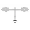Grommet-Basis Multibrackets M Desktopmount für Einzel-/Dual-/Triple-Monitorständer Schwarz Modell