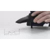 Grommet-Basis Multibrackets M Desktopmount für Einzel-/Dual-/Triple-Monitorständer Schwarz Modell