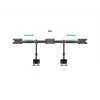 Multibrackets M VESA Desktopmount Triple Desk Clamp 24 Zoll-32 Zoll 24 kg