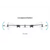 Multibrackets M VESA Desktopmount Triple Desk Clamp 24 Zoll-32 Zoll 24 kg