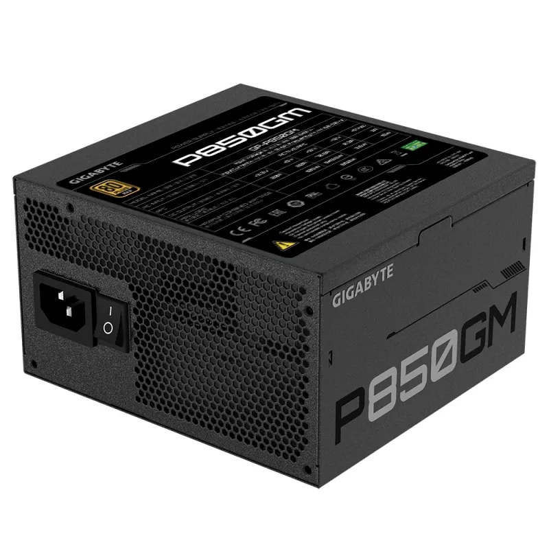 GIGABYTE P850GM Netzteil 850 W 20+4 Pin ATX ATX Schwarz