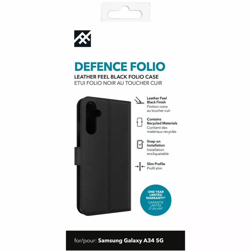 IFROGZ Defence Folio Handyhülle 16,8 cm (6,6″) Schwarz