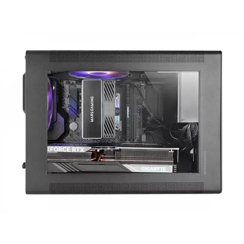 Computer-Gehäuse Mars Gaming MCXPS mATX Ultra-Kompakt Schwarz