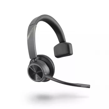 Headset HP POLY Voyager 4310 UC — Kabelloses Bluetooth, Kopfbügel, supraaural, 50 m Reichweite, 122 g, Schwarz