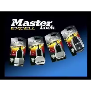 MASTER LOCK 70 mm Excell Scheibenvorhangschloss mit Kombination