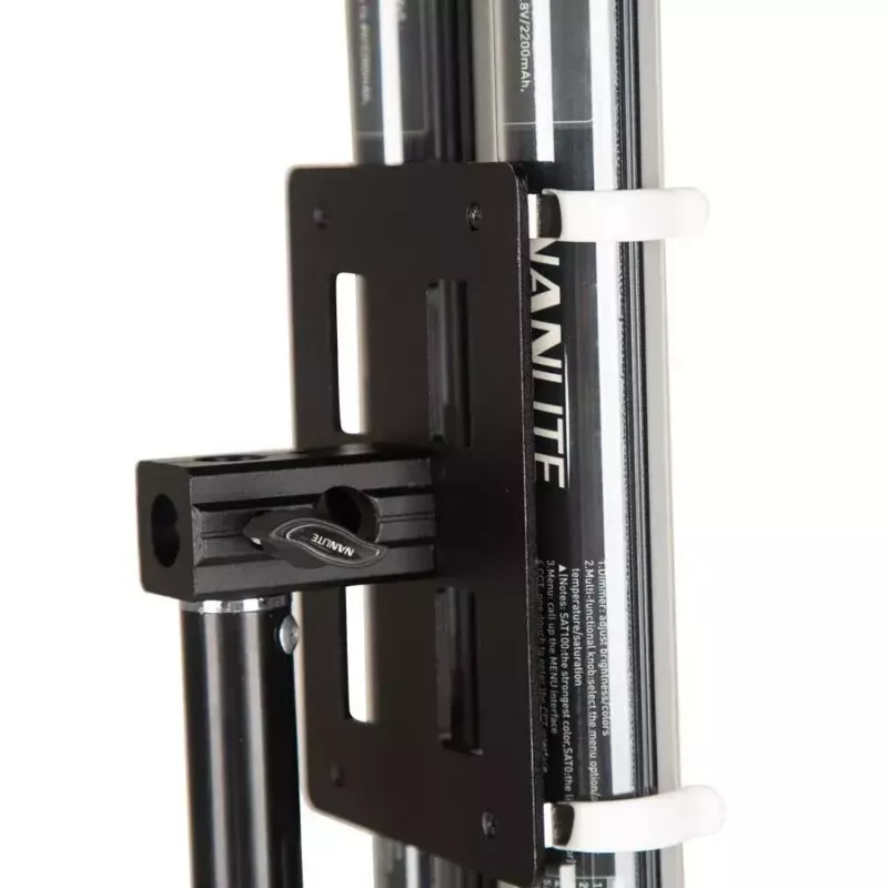 Montageset Nanlite Pavotube Double Bank 2 T12 LED Mast Schwarz