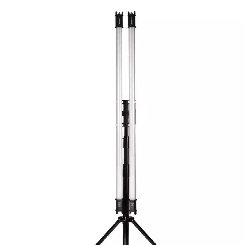Montageset Nanlite Pavotube Double Bank 2 T12 LED Mast Schwarz