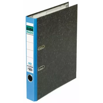 Ordner Elba A4 50 mm Blau – Ringordner/Hebelmechanik-Ordner, Modell 100555308