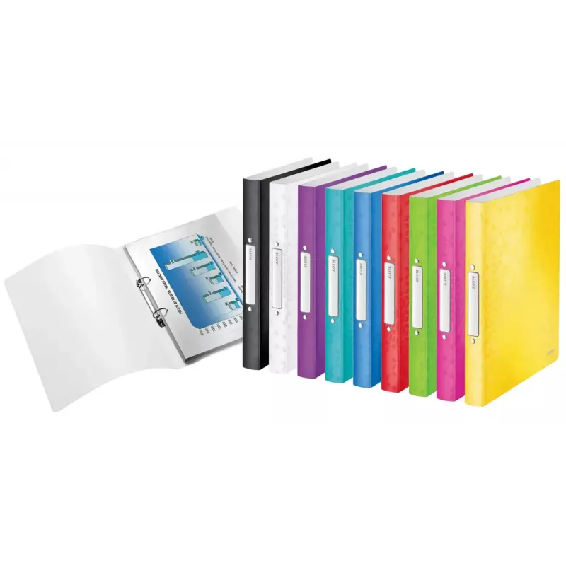 Leitz WOW Ringbuch A4 Rot Rundring Polypropylen 32 mm