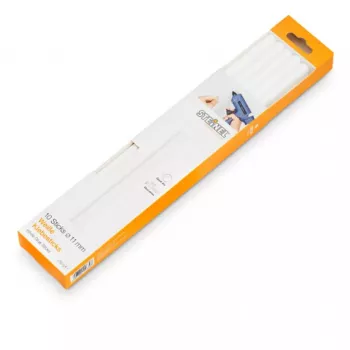 Steinel 006808 Heißklebesticks, 11 mm, Weiß, 250 g, 10 Stück