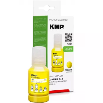 KMP Canon Maxify GI56PGBK schwarze kompatible Tintenpatrone, 1584,0001