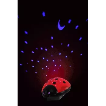 Nachtlicht Ansmann Starlight Schwarz Rot