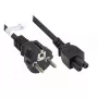 Good Connections P0005-S018 Netzkabel, Schuko CEE 7/7 auf C5, 1,8 m, Schwarz