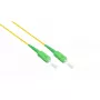 Glasfaserkabel Alcasa LW-S902SASA 2m SC FTTH Gelb