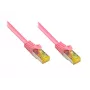 Netzwerkkabel Alcasa 50m Cat7 RJ-45 Magenta S/FTP (S-STP)