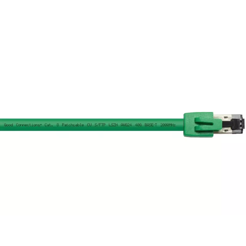 Netzwerkkabel Alcasa 8080-050G Grün 5m Cat8.1 S/FTP