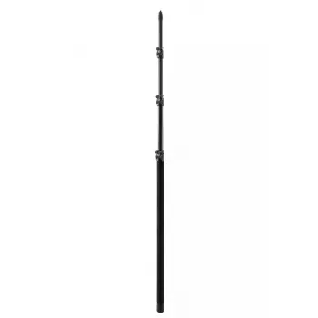 König & Meyer 23765 Mikrofonangel, 3-fach ausziehbar, Aluminium, 1,0–3,22 m, Schwarz