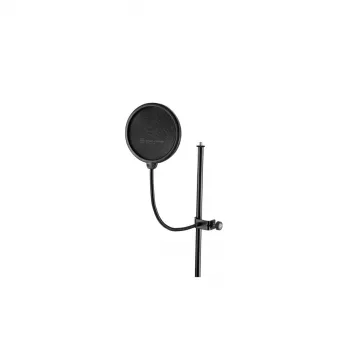 K&M 23956 Popkiller Mikrofon-Popschutz, Schwarz