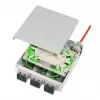 Telegärtner STX H82050K0005 DIN-Schienen-LWL-Verteilerbox, 12x LC MM, Lichtgrau RAL 7035
