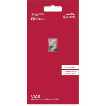 SpeedLink VIAS Nano USB Bluetooth 5.0 Adapter, Schwarz
