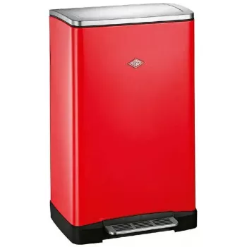 Abfalleimer Wesco Big Double Boy 112756, rot, 2 Fächer