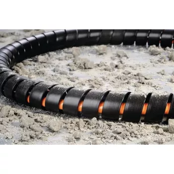 Kabelisolierschlauch HellermannTyton 162-20100, schwarz, 1 m, Einzelstück
