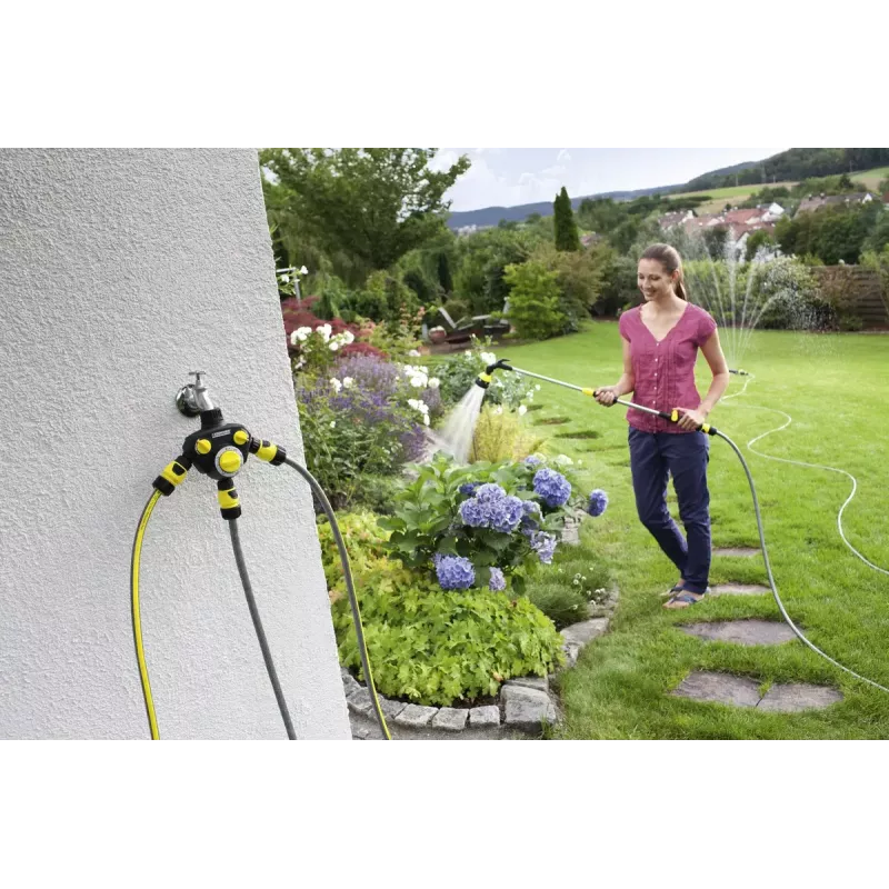 Mechanische Bewässerungsuhr Kärcher WT 2.000 Schwarz Gelb