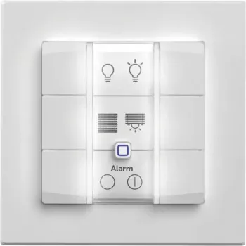 Wandschalter-Panel eQ-3 Homematic IP Wandtaster 6-fach Kunststoff weiß