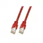 Netzwerkkabel EFB Elektronik K8012.0,50 RJ-45 Cat5e 0,5 m Rot