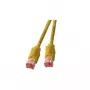 Netzwerkkabel EFB Elektronik RJ45 S/FTP Cat6a Gelb 3 m