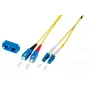 Glasfaserkabel EFB Elektronik O0360.0,5 0,5 m LC SC Gelb