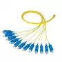 EFB Elektronik O1023.2 Faser-Pigtail SC 9/125 µm OS2, 2 m, gelb