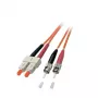 Glasfaserkabel EFB Elektronik O6363.1 1 m SC ST Orange