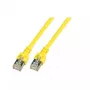 EFB Elektronik K5457.1,5 RJ45 Patchkabel, Cat.5e SF/UTP, 1,5 m, gelb