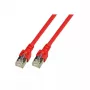 EFB Elektronik K5458.1,5 RJ45 Patchkabel, Cat.5e SF/UTP, 1,5 m, Rot