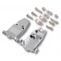 EFB Elektronik E-GP09G Vollmetall-D-Sub-Gehäuse mit Zugentlastung, 9-polig, Silber