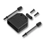 EFB Elektronik Flip-Top D-Sub Haube, 15-Pin, Schwarz
