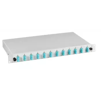 EFB Elektronik B71203.12OM3 LWL-Spleißbox, SC 50/125 µm OM3, 12 Pigtails/6 Kupplungen, zum Herausziehen