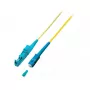 EFB Elektronik O0839.5 Simplex LWL-Patchkabel, E-2000 auf SC, OS2 9/125 µm, 5 m, Gelb