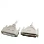 EFB Elektronik K5186.2 serielles Datenkabel 1:1, DB-37 Stecker auf Buchse, 2 m, Beige
