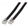 Telefonkabel EFB Elektronik K2404SW.2 2 m Schwarz