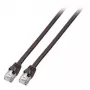 Netzwerkkabel EFB Elektronik S/FTP Cat.6 RJ45 Schwarz 2 m