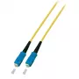 Glasfaserkabel EFB Elektronik O1323.1 1 m SC Gelb